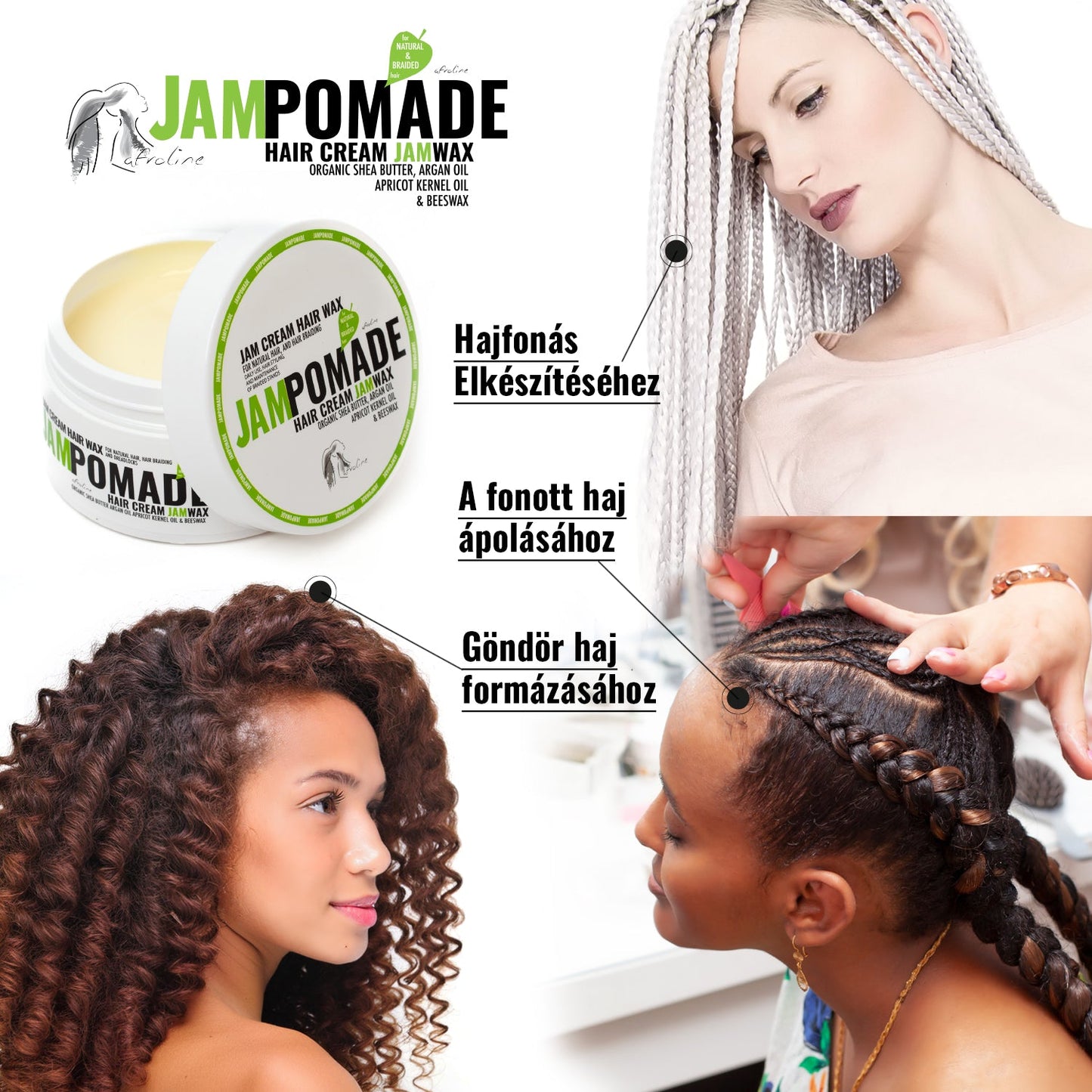 JAMPOMADE cream hair wax